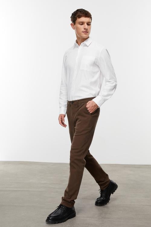 SLIM FIT CHINO PANTOLON