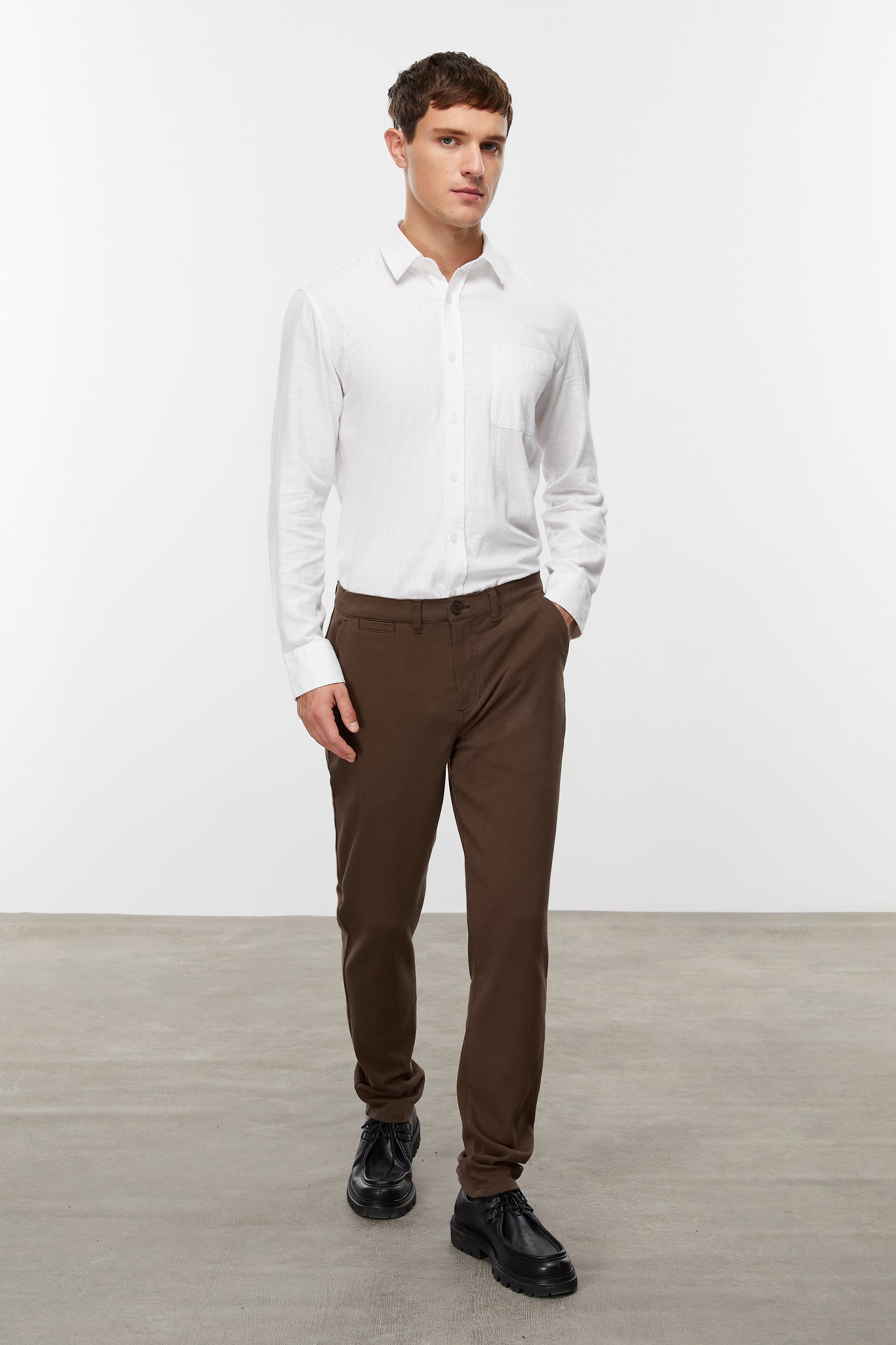 SLIM FIT CHINO PANTOLON