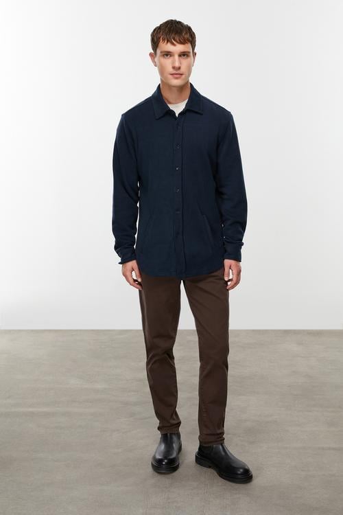  YÜN KARIŞIMLI REGULAR FIT GÖMLEK