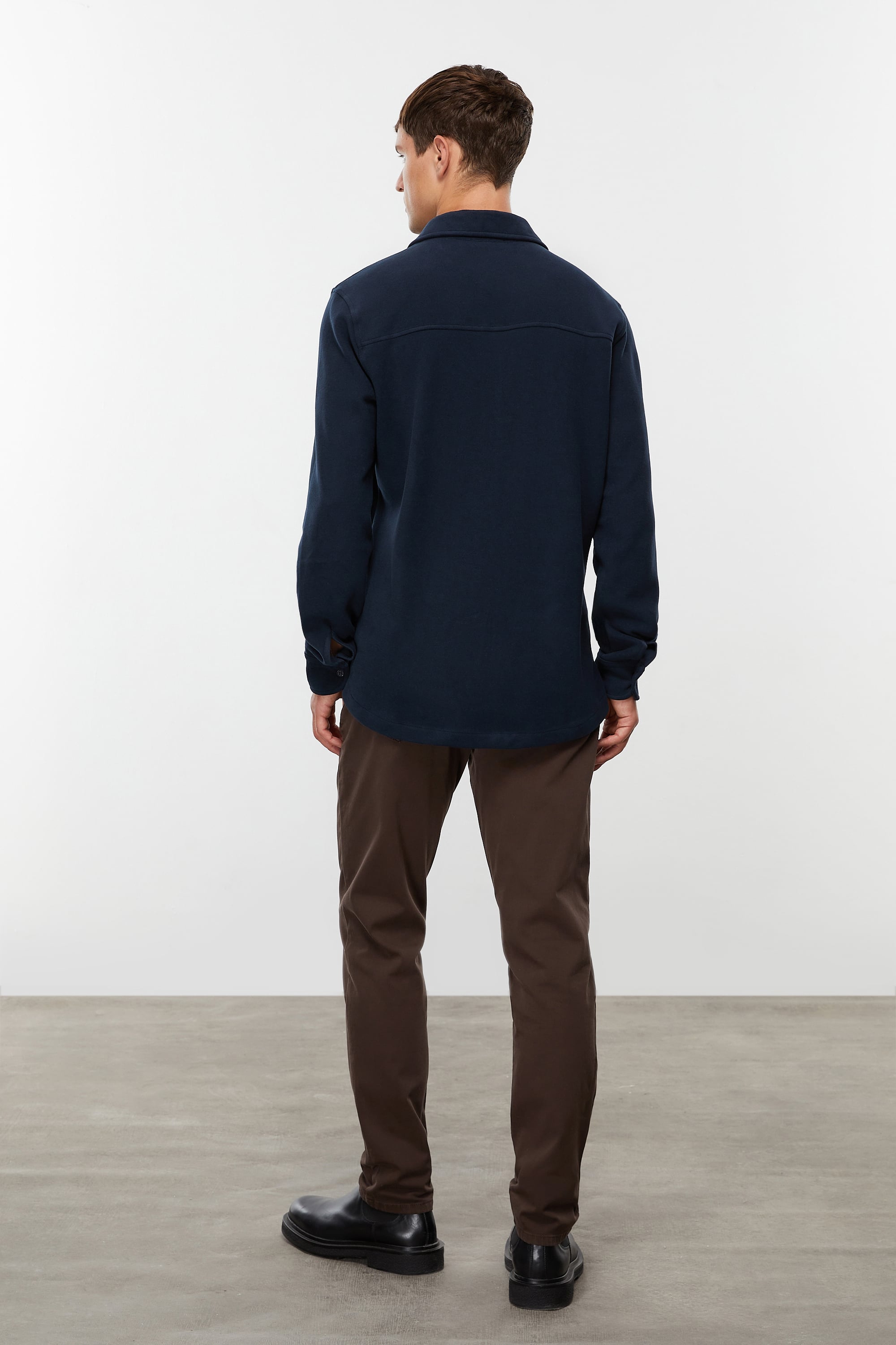 YÜN KARIŞIMLI REGULAR FIT GÖMLEK