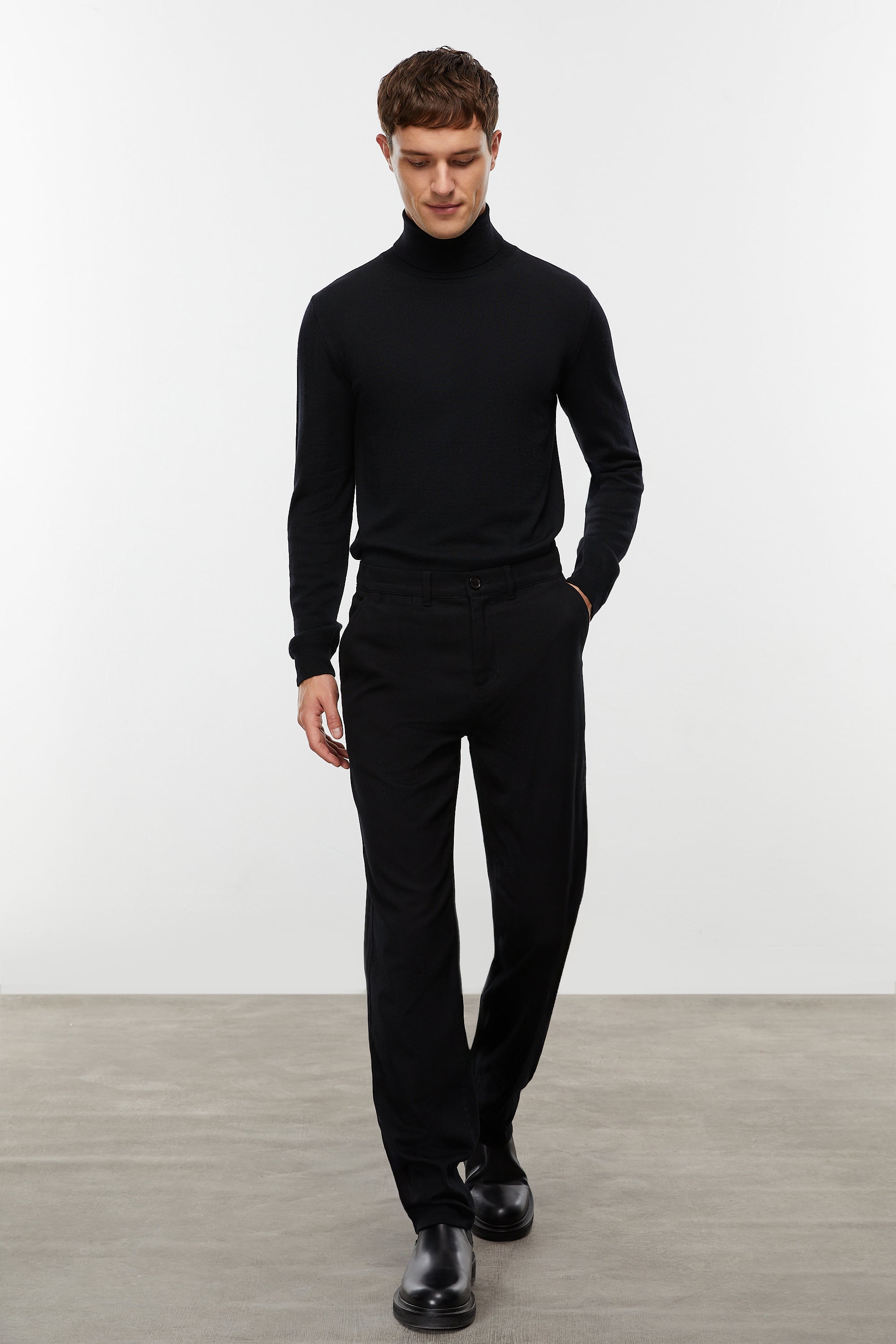 STRAIGHT FIT CHINO PANTOLON