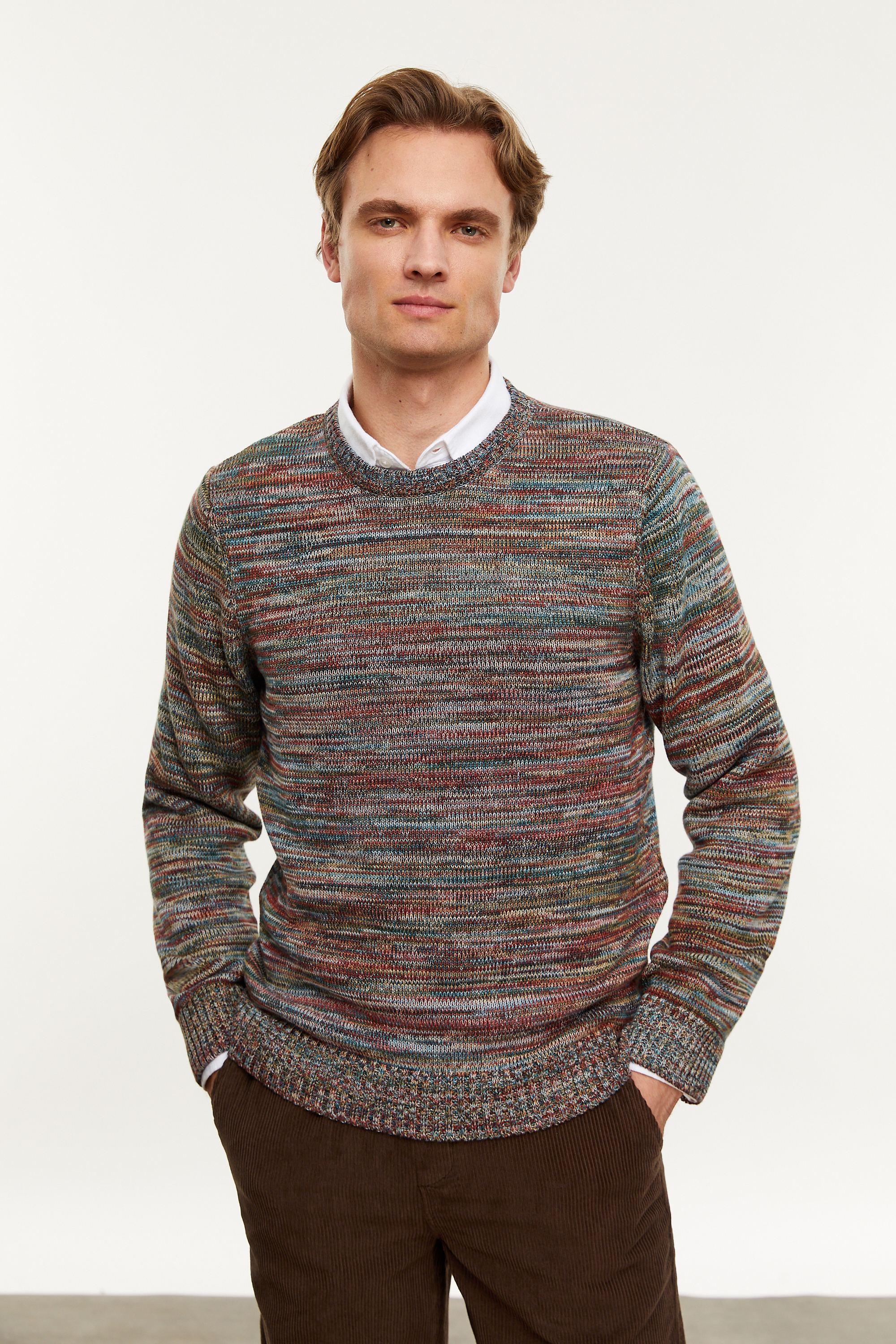 BİSİKLET YAKA TRİKO KAZAK