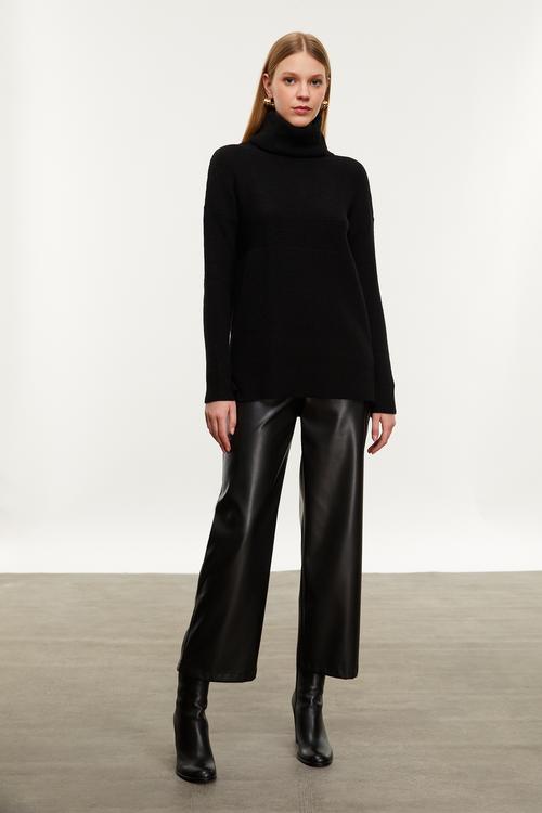  BALIKÇI YAKA TRİKO KAZAK