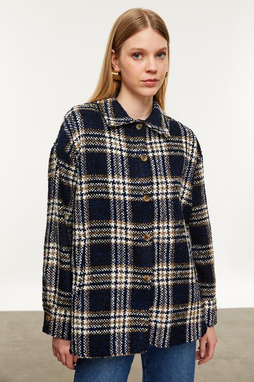  YÜN KARIŞIMLI EKOSELİ CEKET GÖMLEK