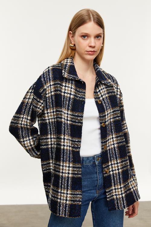  YÜN KARIŞIMLI EKOSELİ CEKET GÖMLEK