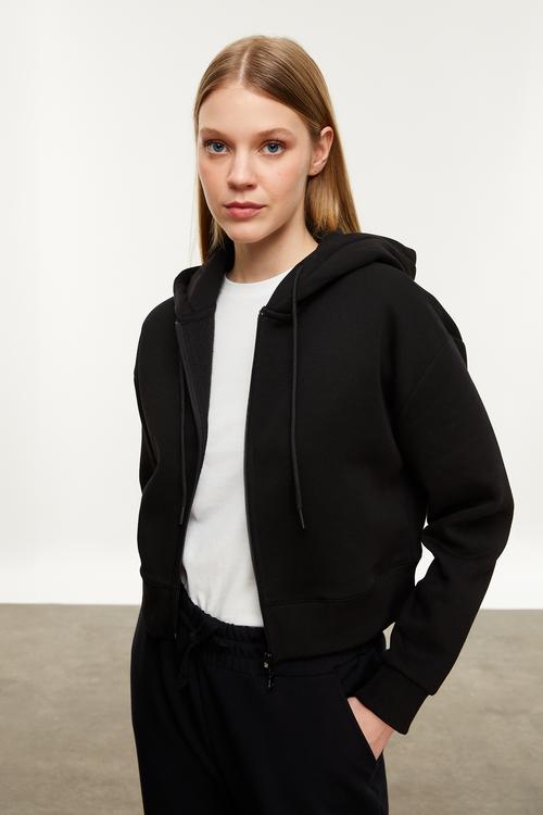  FERMUARLI KAPÜŞONLU SWEATSHIRT