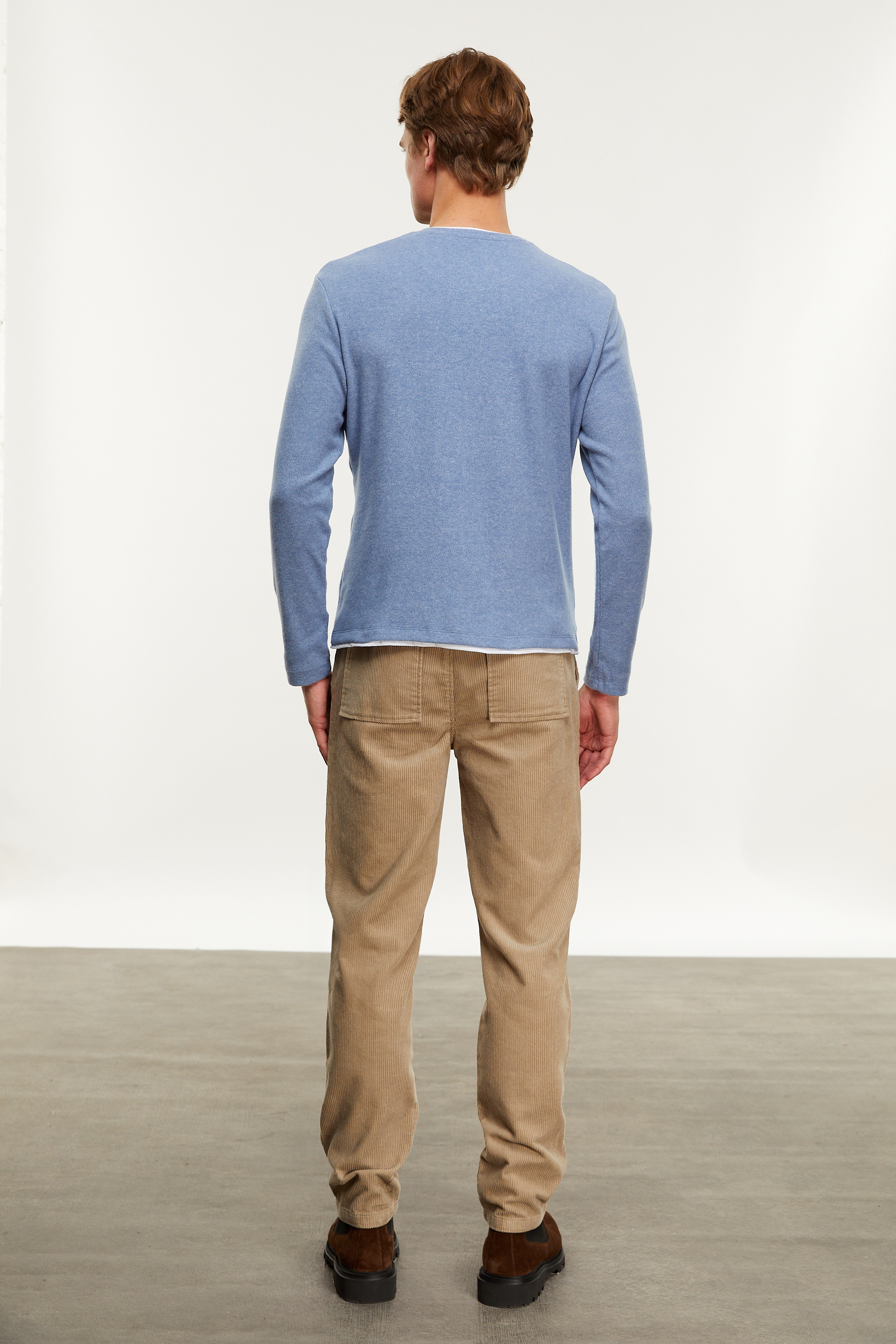 BİSİKLET YAKA SWEATSHIRT