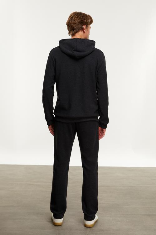  KAPÜŞONLU FERMUARLI SWEATSHIRT