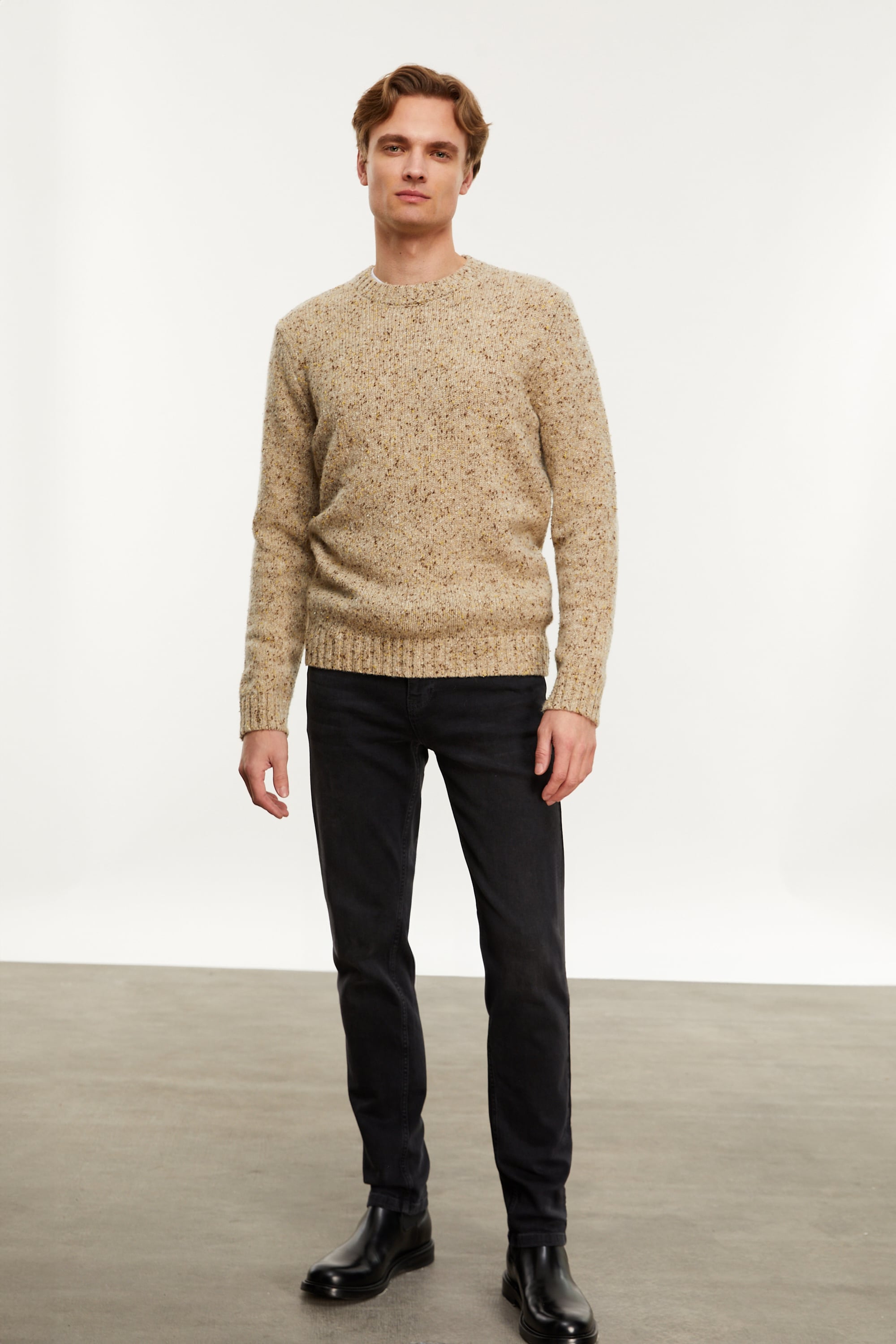 YÜN KARIŞIMLI TRİKO KAZAK