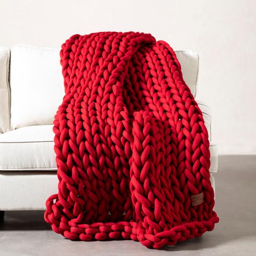 ABELLA KOLTUK ŞALI KIRMIZI 120X180