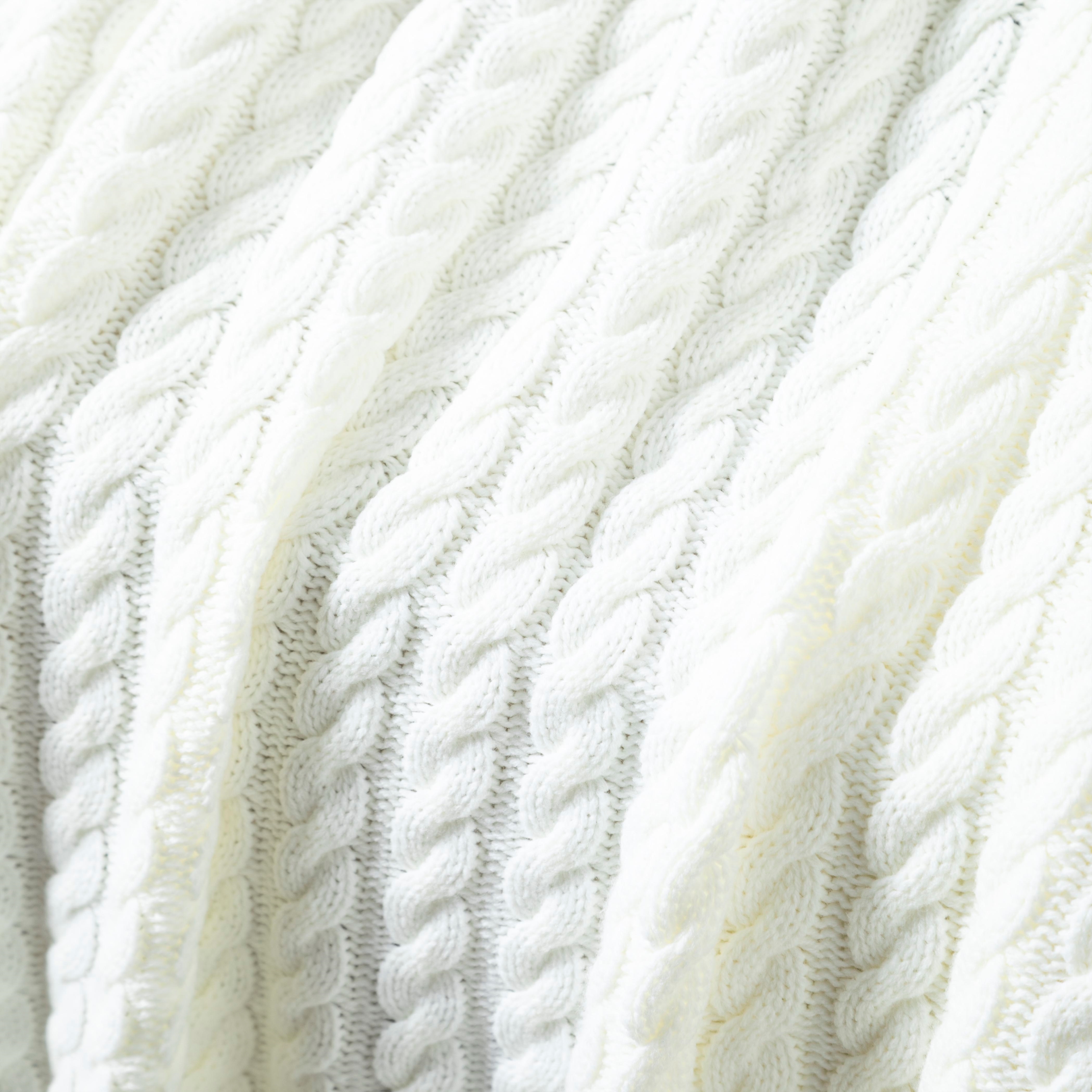ROWAN DİZ ÜSTÜ BATTANİYE BEYAZ 130X170