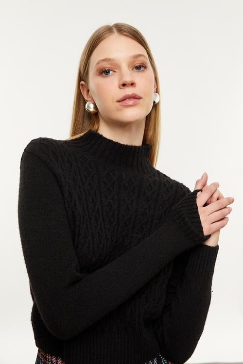  BALIKÇI YAKA TRİKO KAZAK