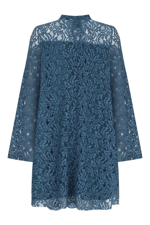  DANTELLİ A FORM MİNİ ELBİSE