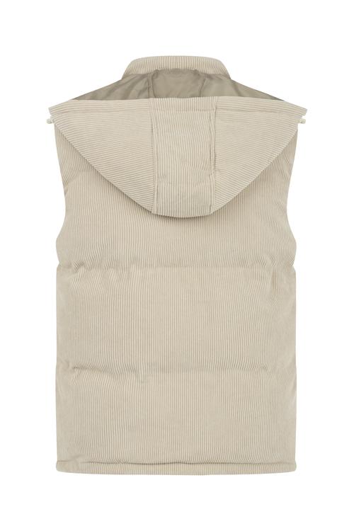  KADİFE DOKULU ÇIKARILABİLİR KAPÜŞONLU YELEK