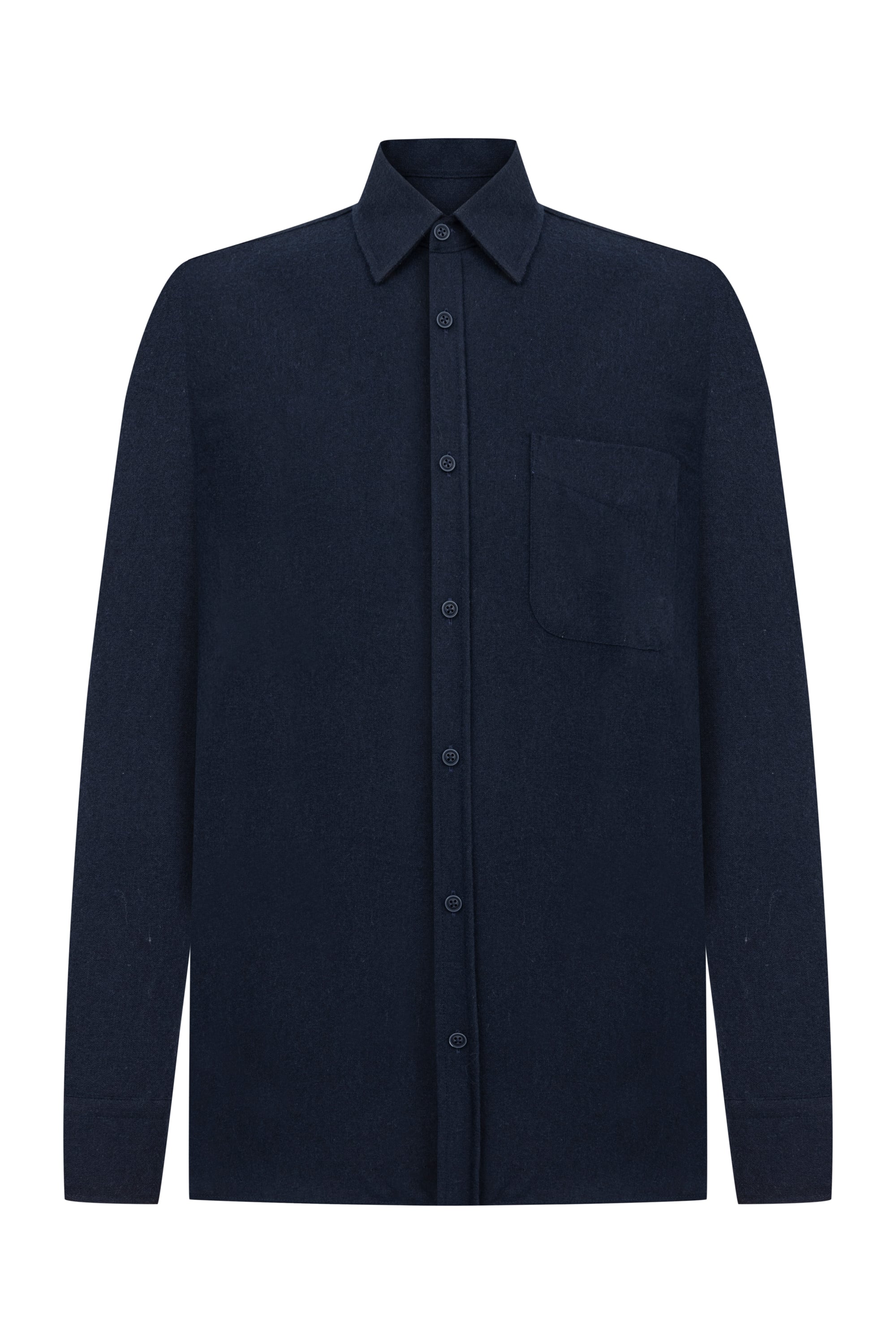 YÜN KARIŞIMLI REGULAR FIT GÖMLEK