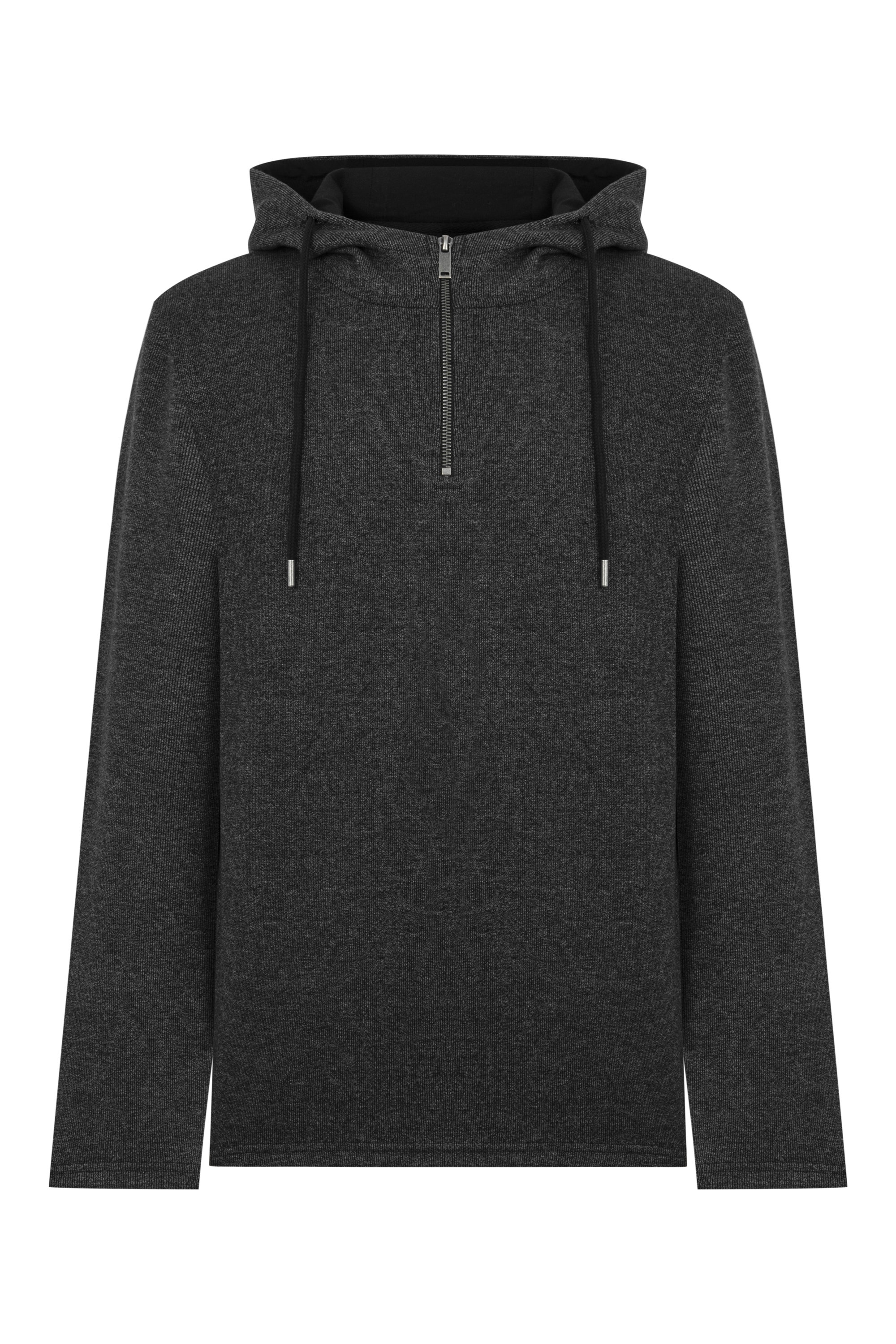 FERMUAR DETAYLI KAPÜŞONLU SWEATSHIRT