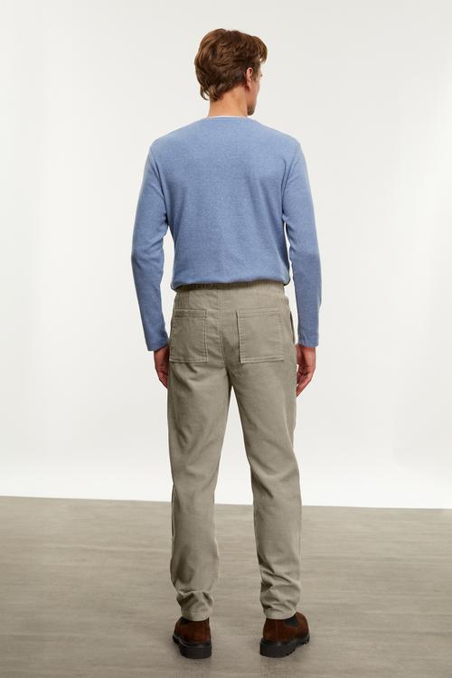  KADİFE DOKULU TAPARED FIT PANTOLON