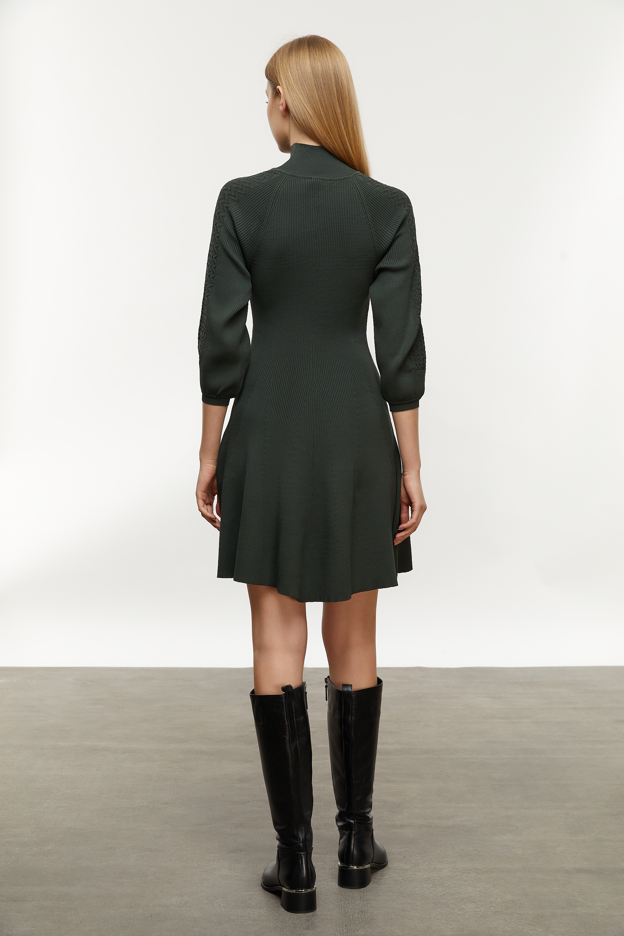 MİNİ KLOŞ TRİKO ELBİSE