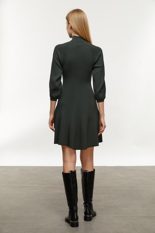  MİNİ KLOŞ TRİKO ELBİSE