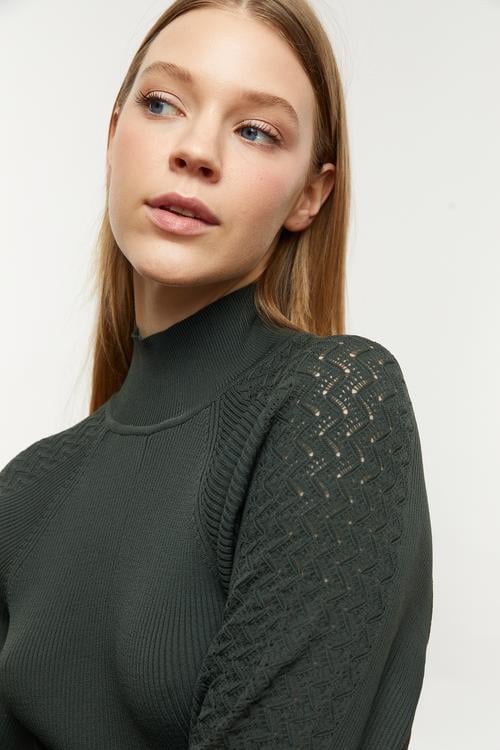  MİNİ KLOŞ TRİKO ELBİSE