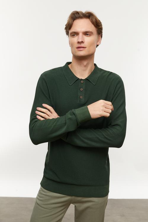  POLO YAKA TRİKO KAZAK