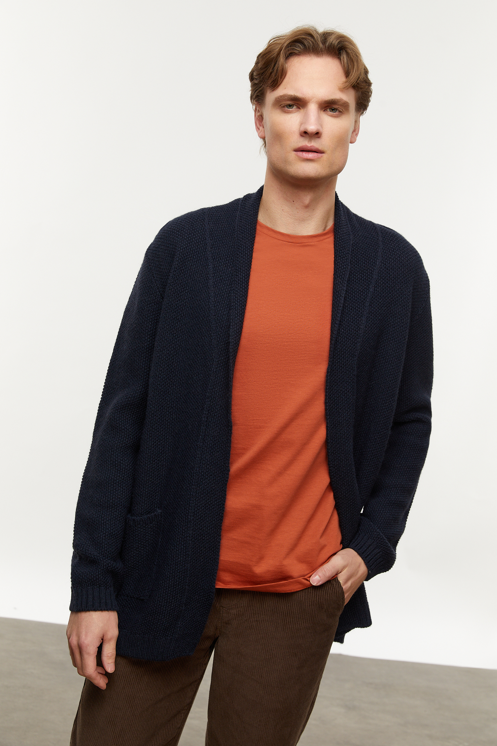 YÜN KARIŞIMLI ŞAL YAKA HIRKA