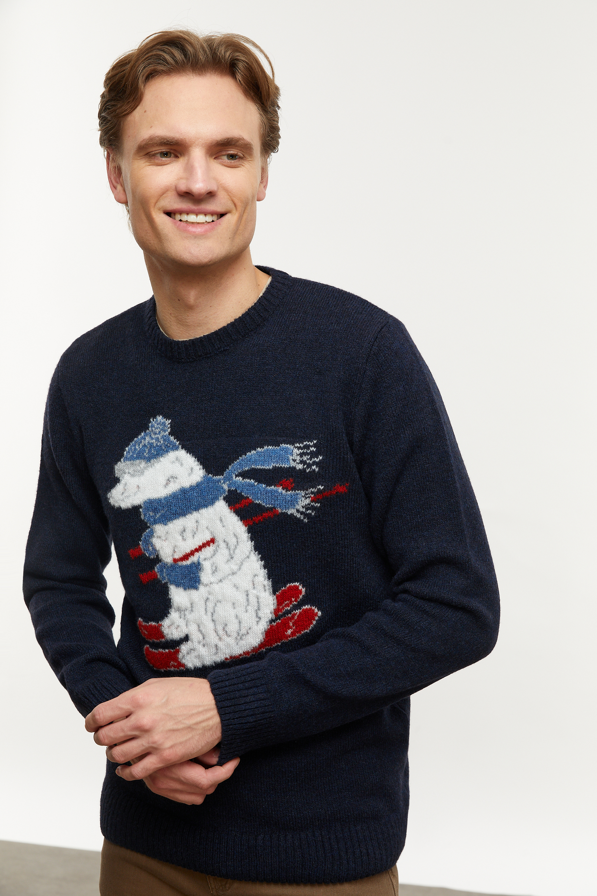 JAKARLI BİSİKLET YAKA TRİKO KAZAK