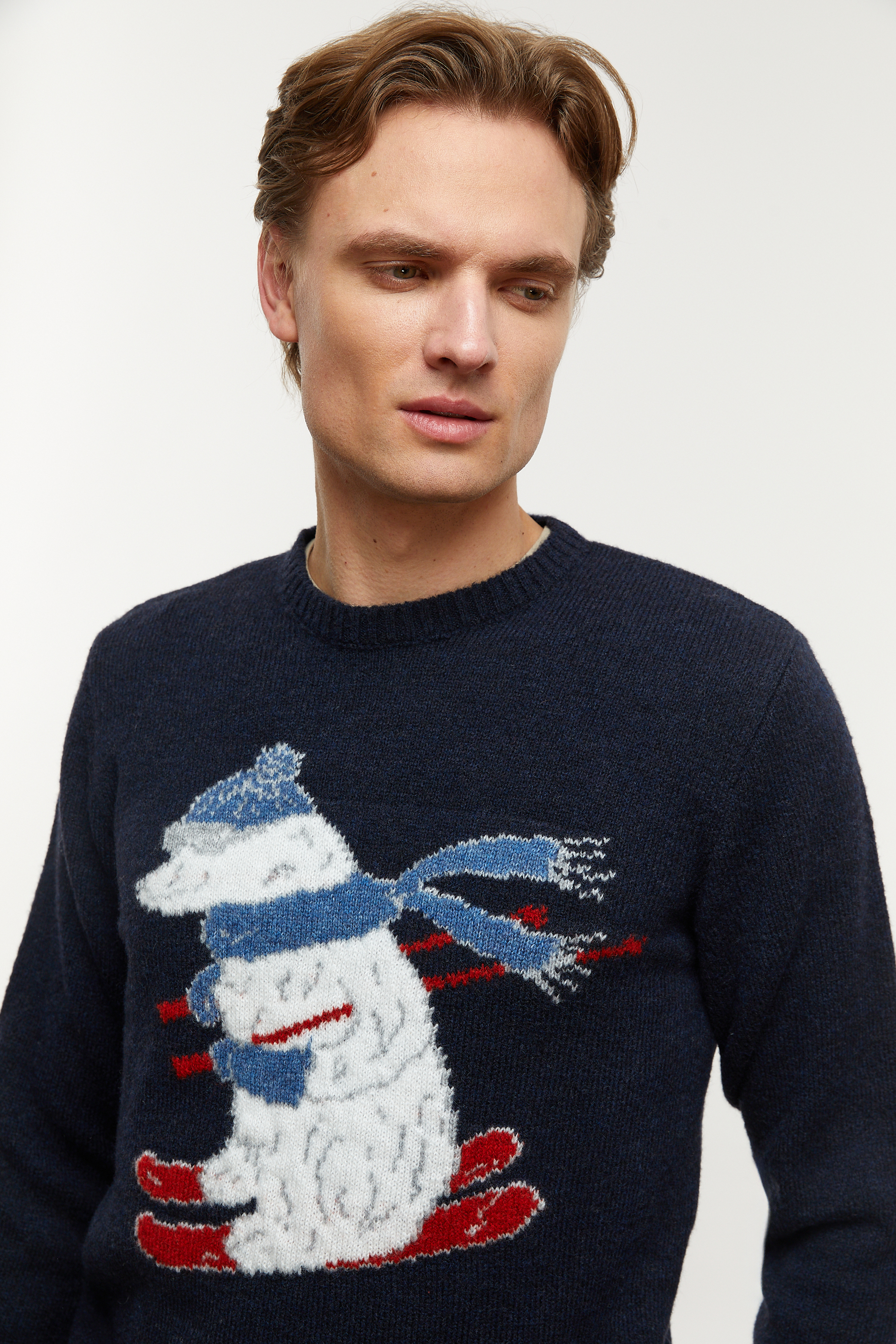 JAKARLI BİSİKLET YAKA TRİKO KAZAK