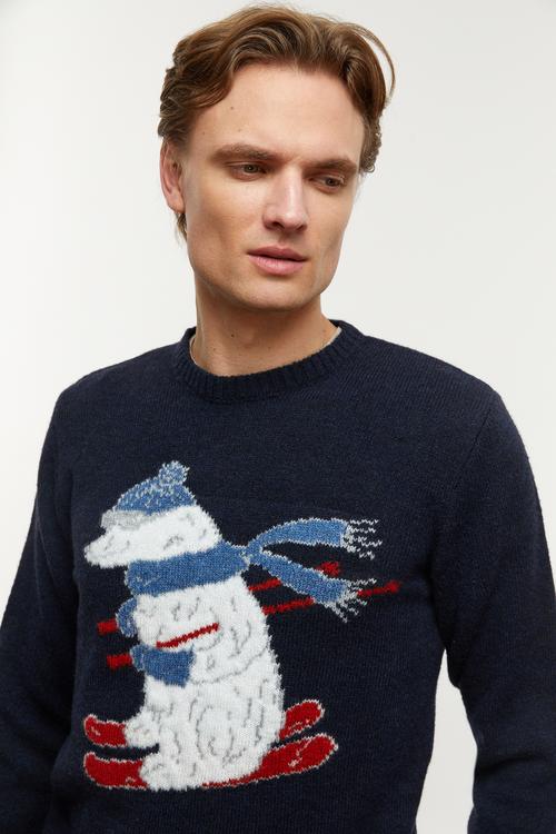  JAKARLI BİSİKLET YAKA TRİKO KAZAK