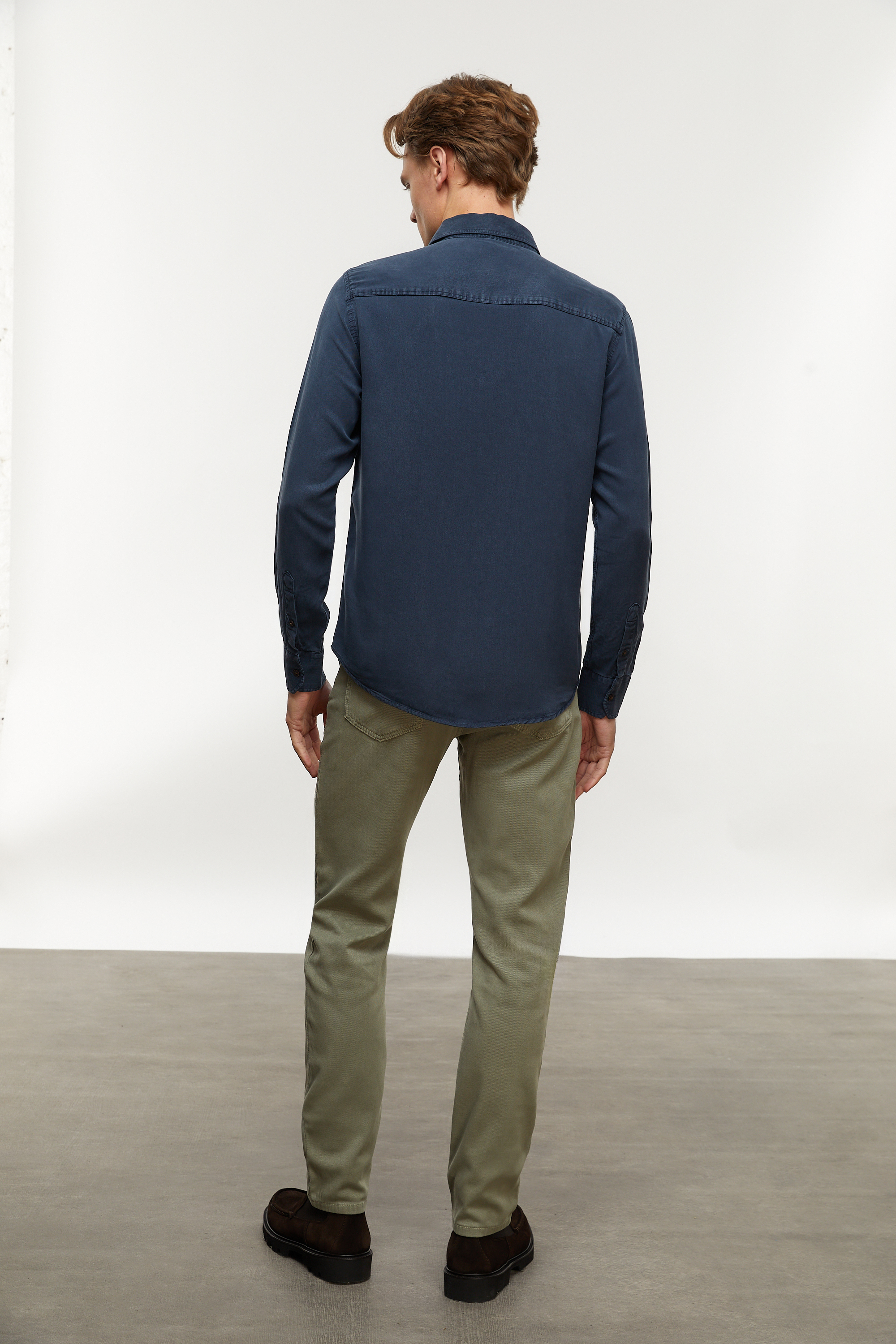 MODAL LİYOSEL KARIŞIMLI REGULAR FIT GÖMLEK