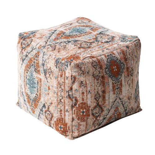  MAGGIE PUF ETNİK DESENLİ KİREMİT