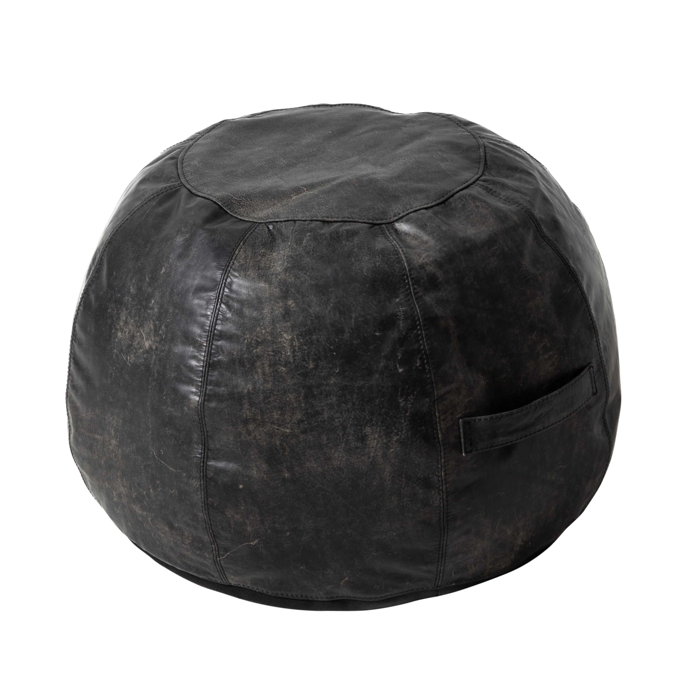 TABOO DERİ PUF SİYAH