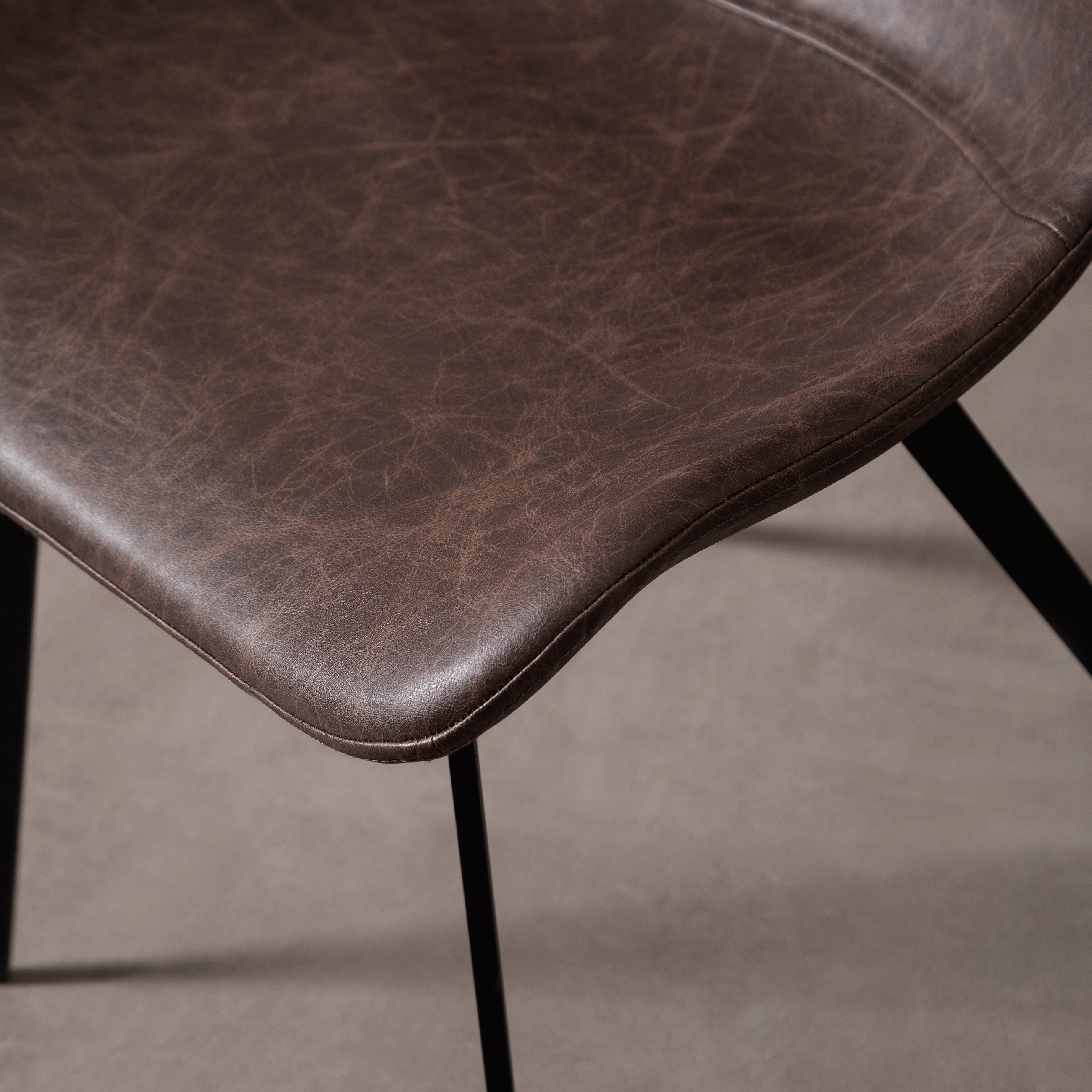 FENIX KOLÇAKSIZ SANDALYE KOYU KAHVE