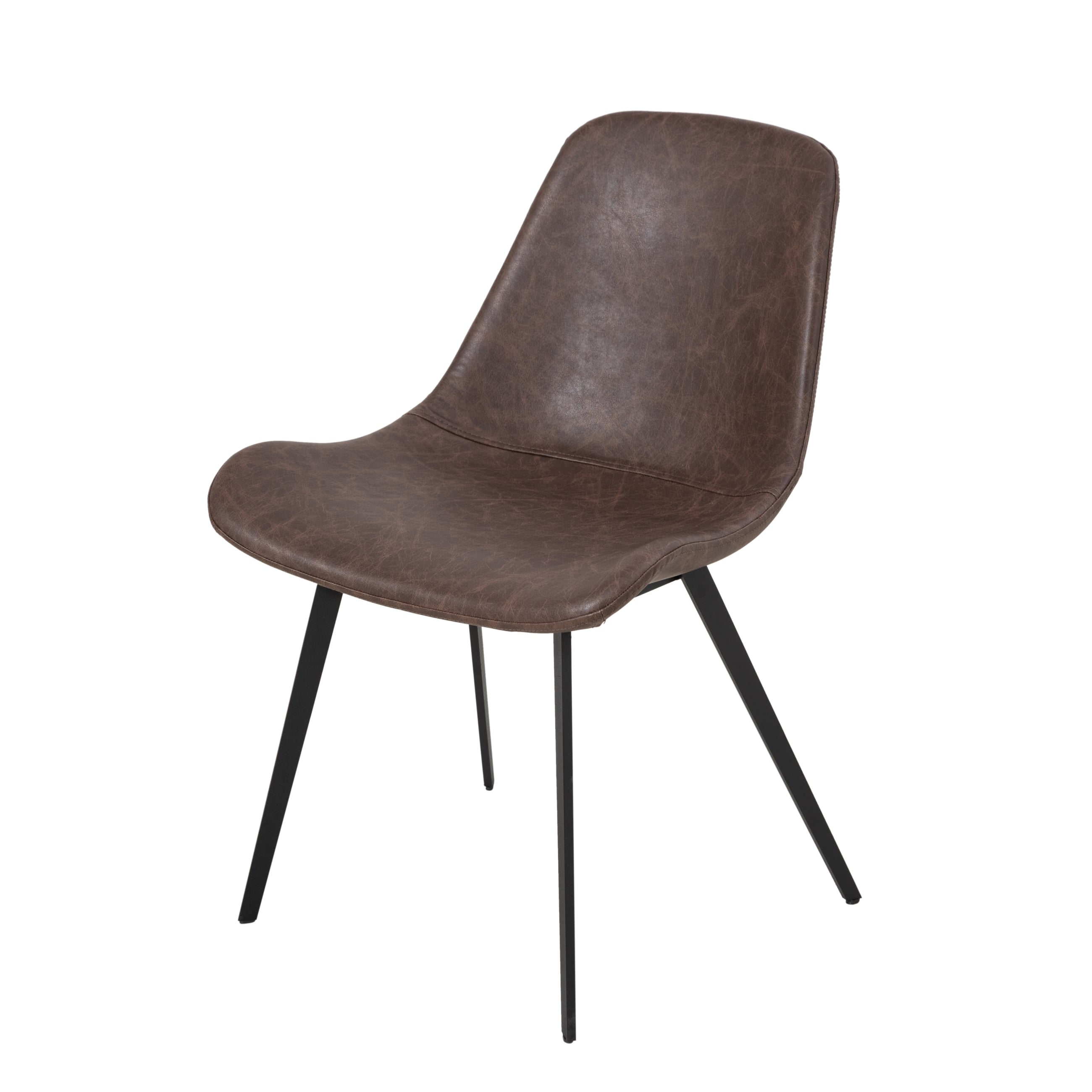 FENIX KOLÇAKSIZ SANDALYE KOYU KAHVE