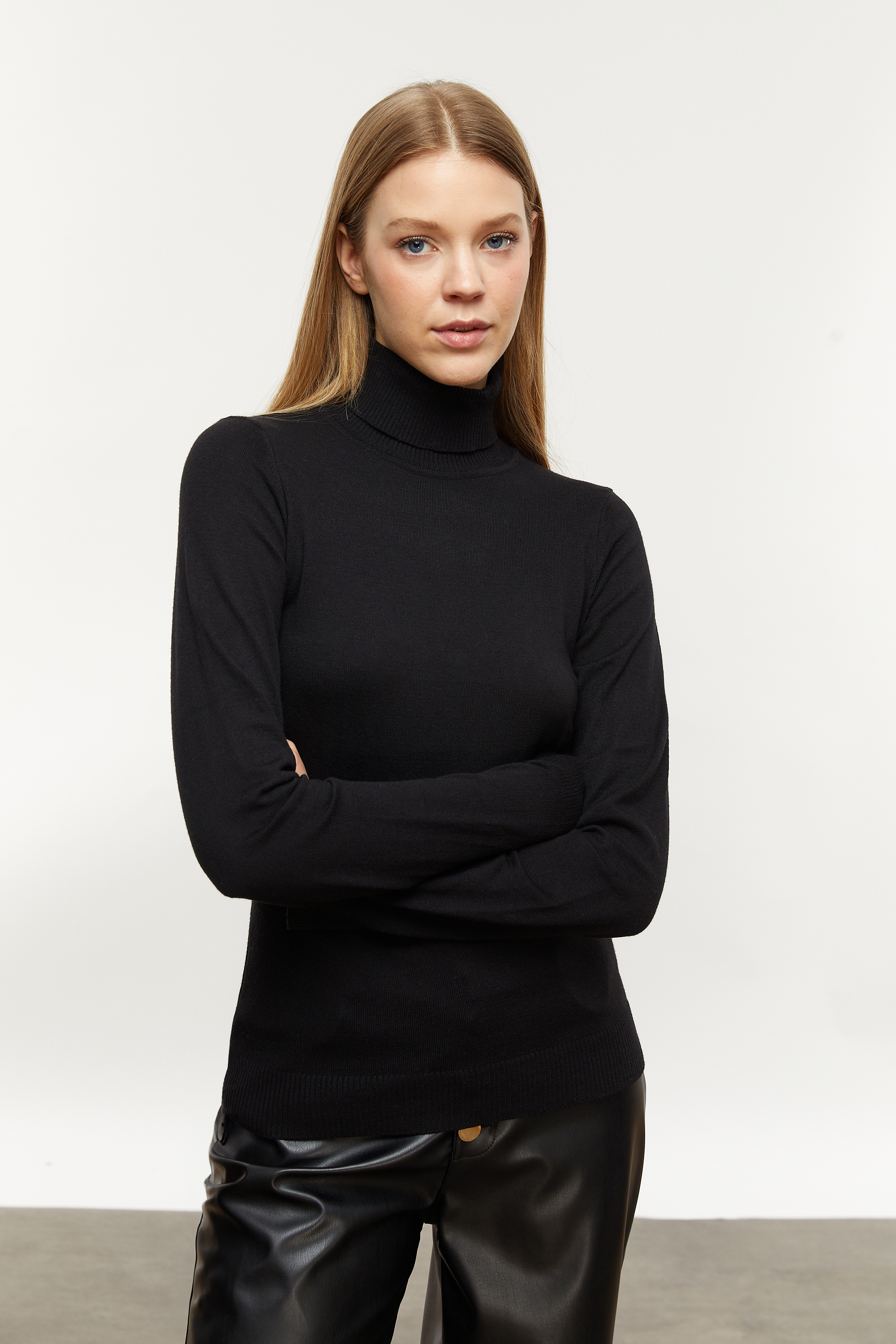 BALIKÇI YAKA TRİKO KAZAK