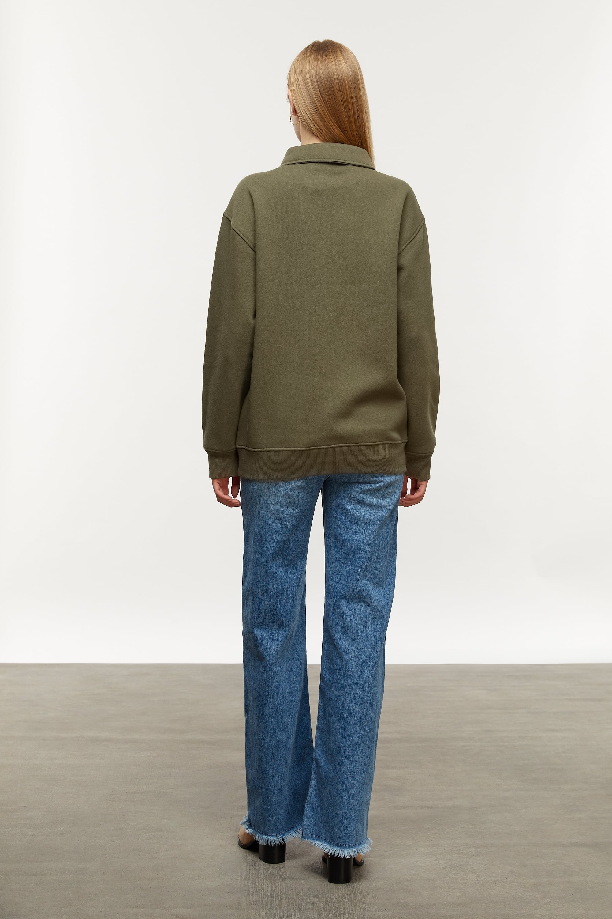 POLO YAKA SWEATSHIRT