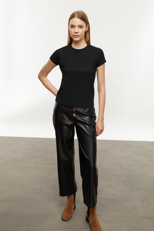  BİSİKLET YAKA KISA KOLLU T-SHIRT