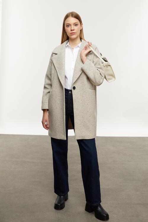  OVERSIZE KAŞE PALTO