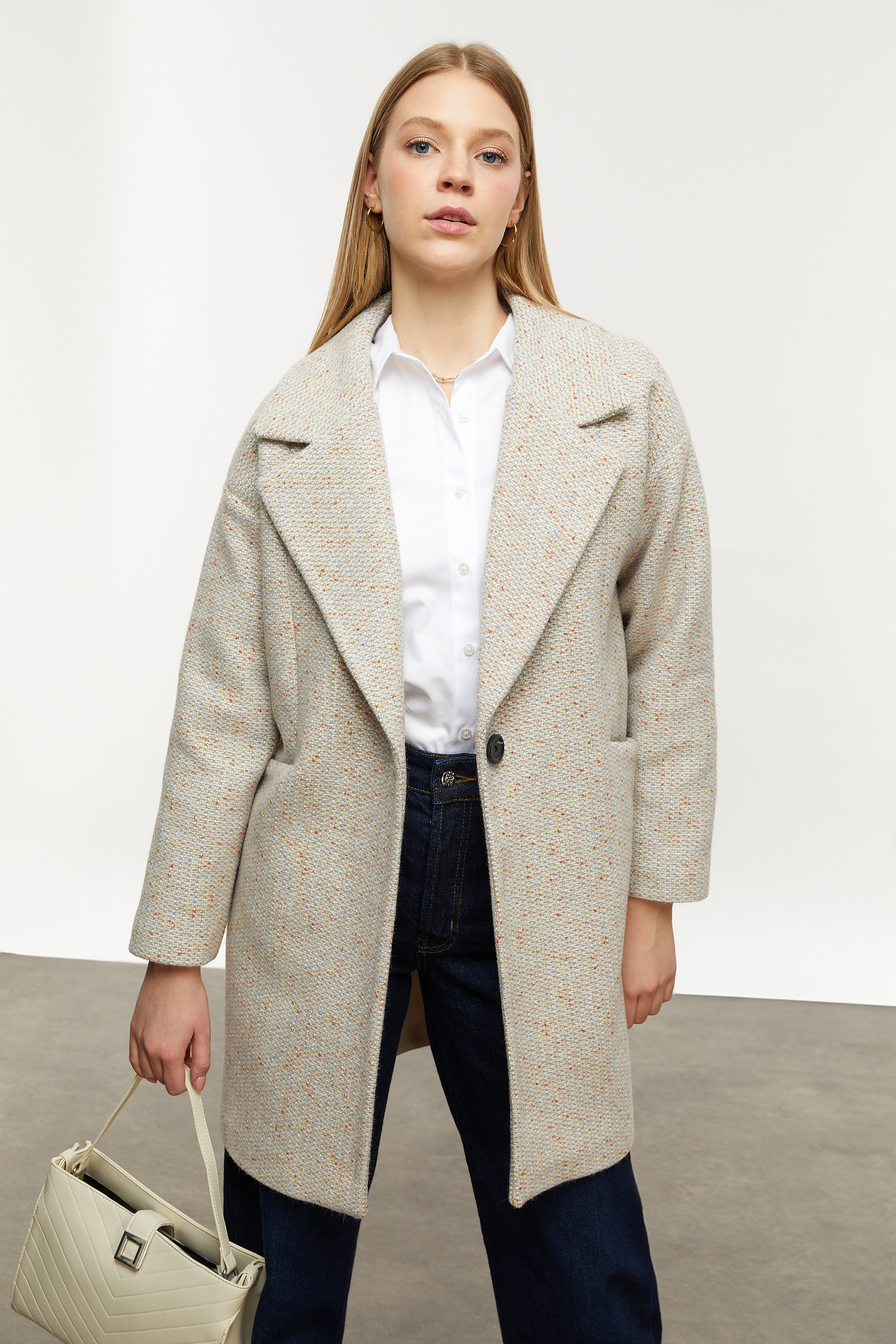 OVERSIZE KAŞE PALTO