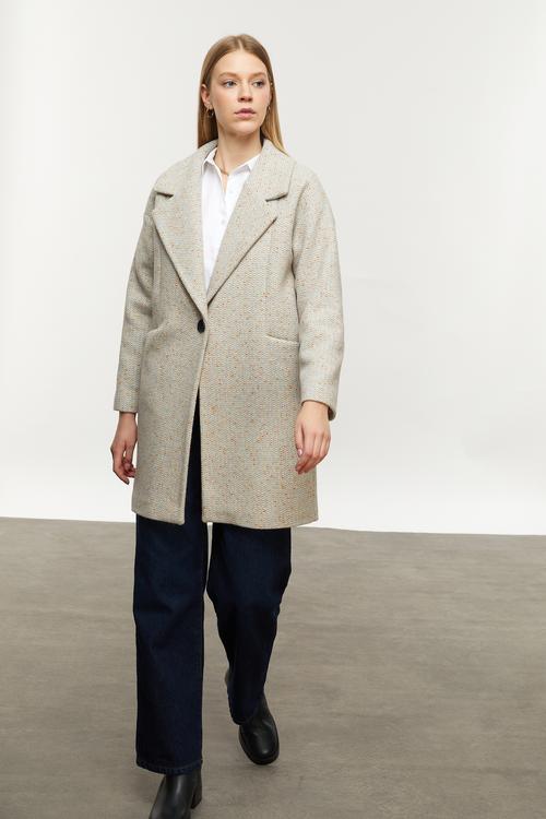  OVERSIZE KAŞE PALTO