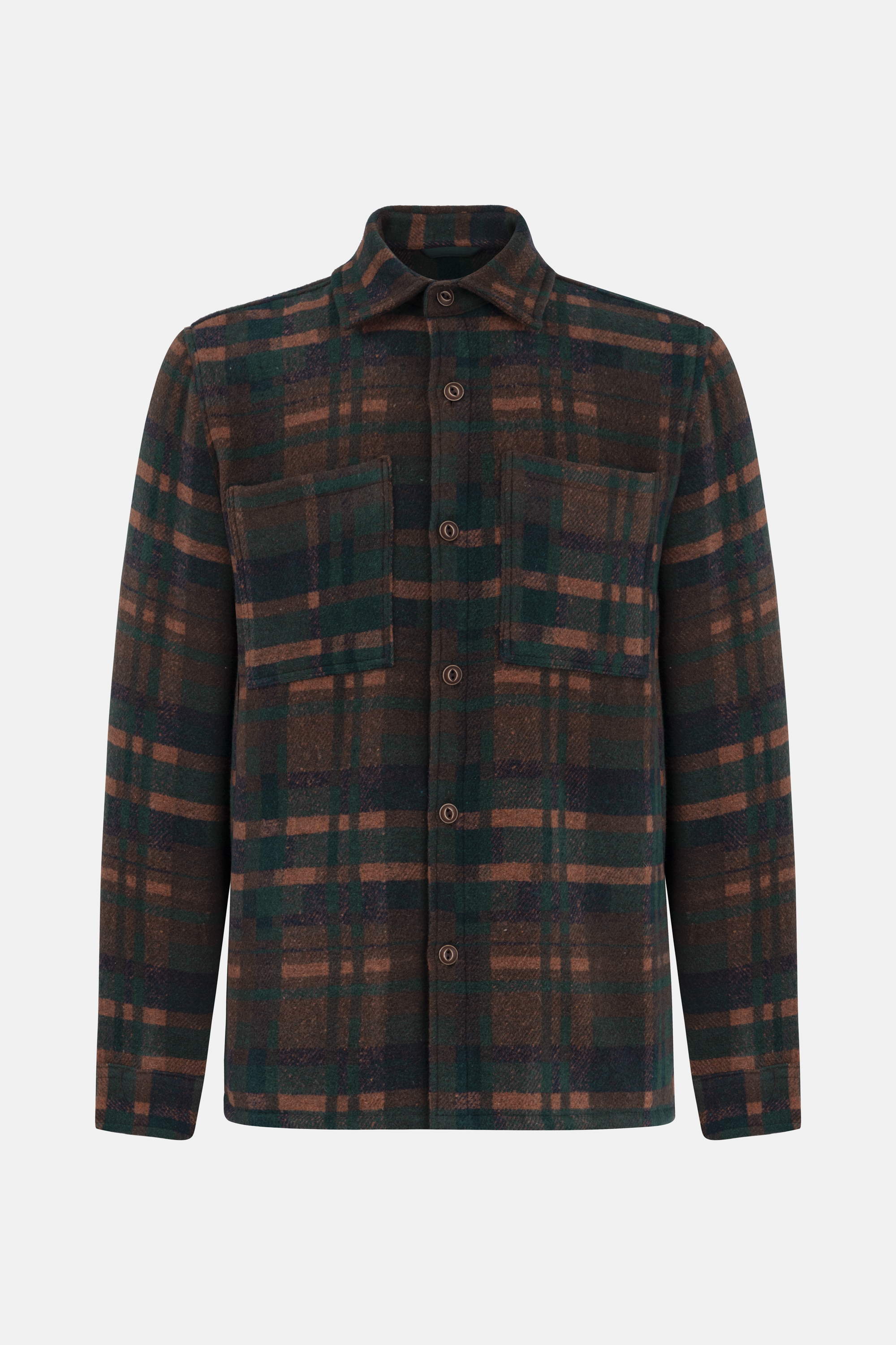 YÜN KARIŞIMLI EKOSELİ CEKET GÖMLEK