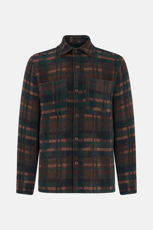  YÜN KARIŞIMLI EKOSELİ CEKET GÖMLEK