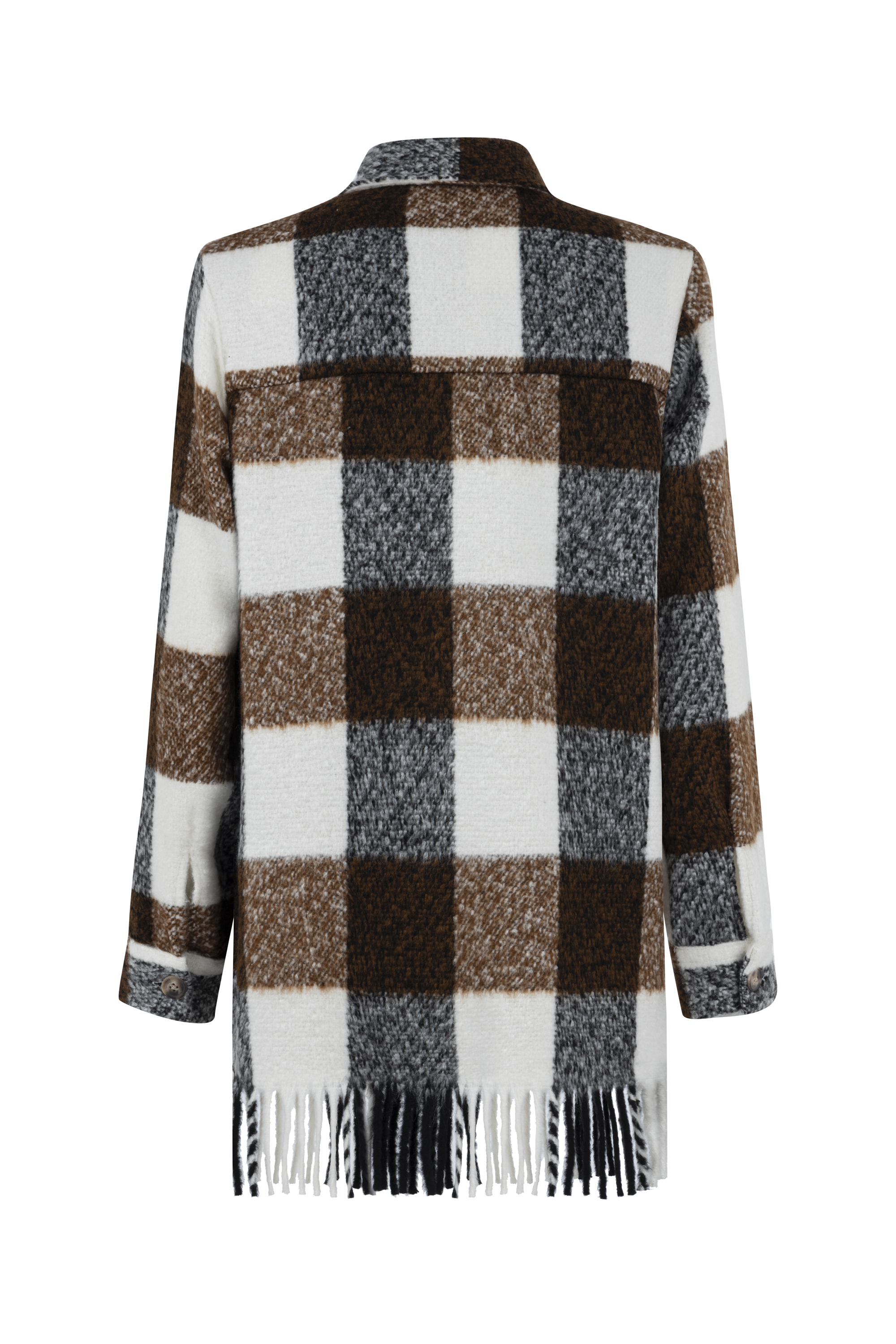 EKOSELİ PÜSKÜL DETAYLI CEKET GÖMLEK