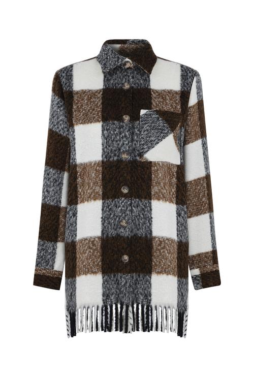  EKOSELİ PÜSKÜL DETAYLI CEKET GÖMLEK