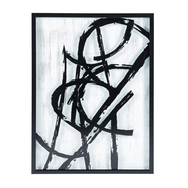 Mudo Concept Scracth Ii Çerçeveli Cam Baski Pano 77X102 Cm