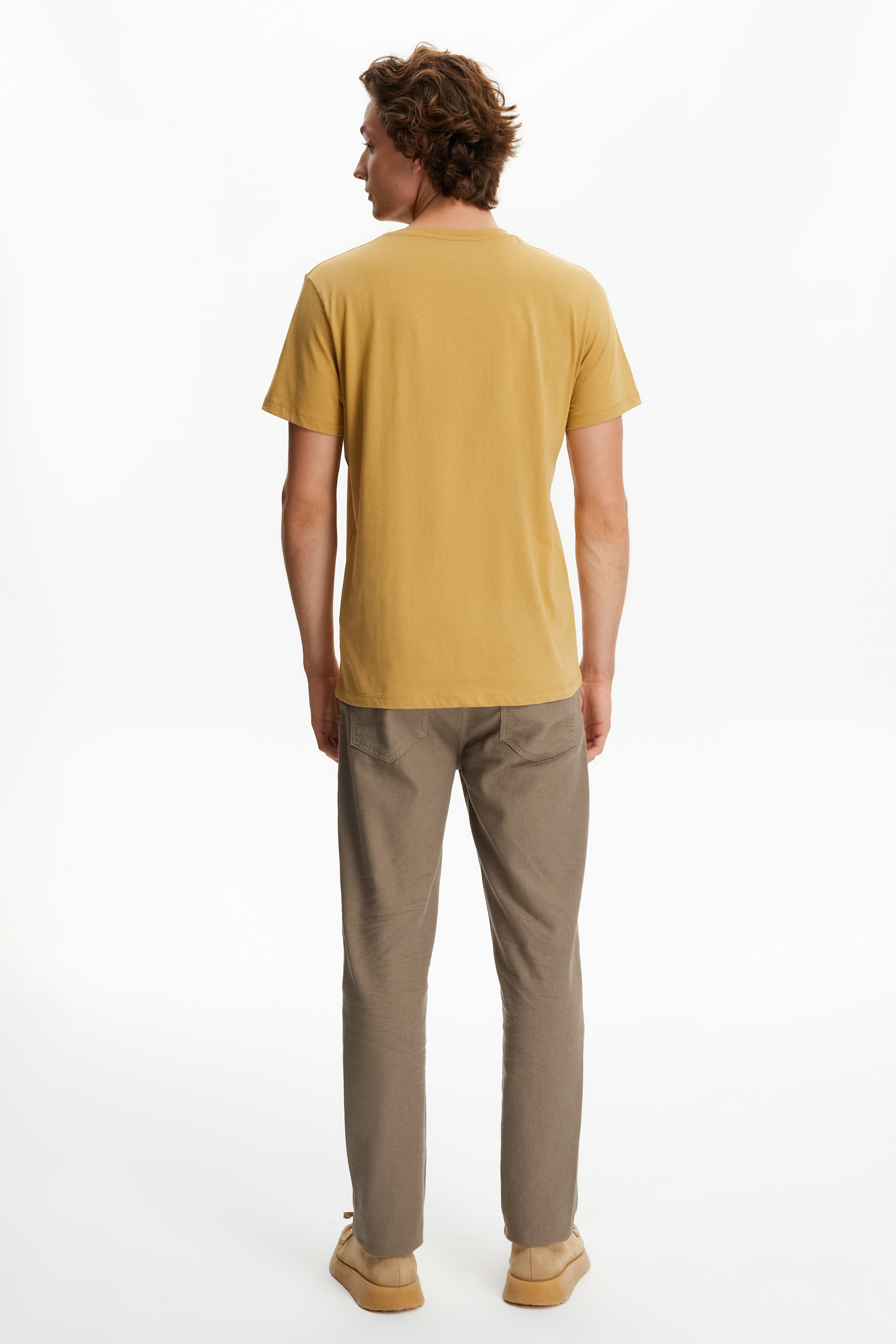 BİSİKLET YAKA KISA KOLLU T-SHIRT