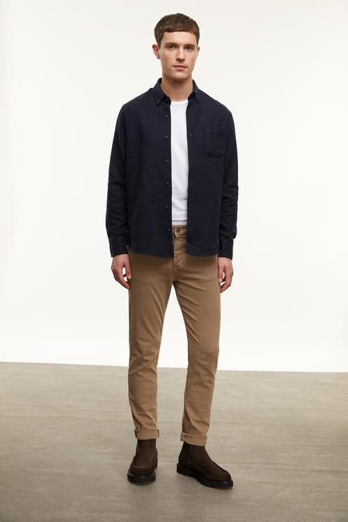  YÜN KARIŞIMLI REGULAR FIT GÖMLEK