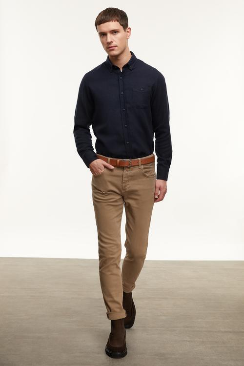  YÜN KARIŞIMLI REGULAR FIT GÖMLEK