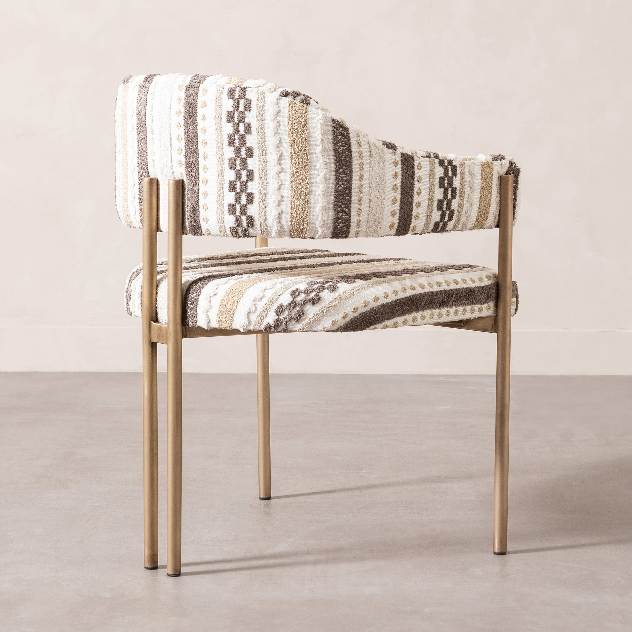 PAROS SANDALYE BEJ DESENLİ