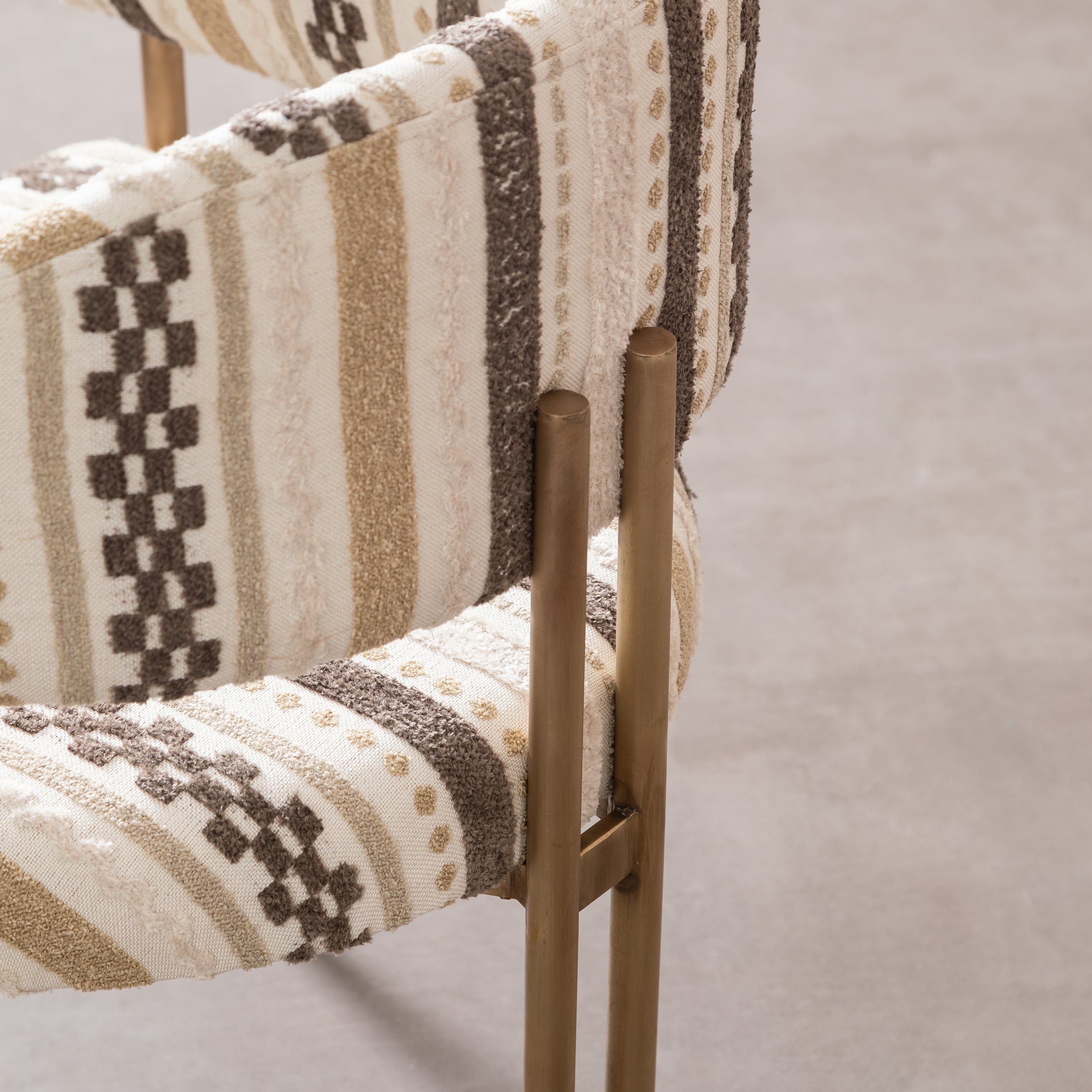 PAROS SANDALYE BEJ DESENLİ